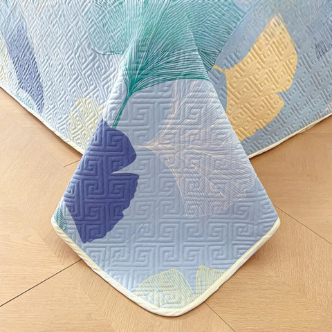 Playful Cotton Bedspread - Non-Slip & Washable
