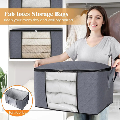 Foldable Clothes Storage Bag Organizer