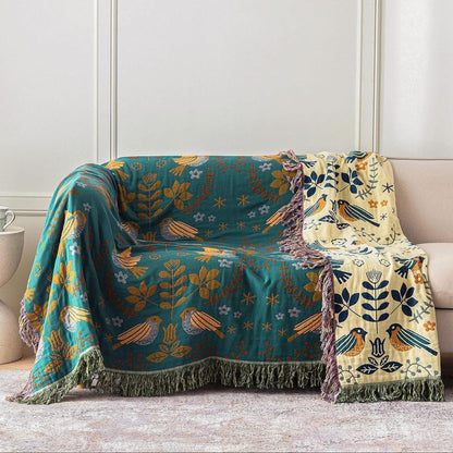 SCANDINEST REVERSIBLE THROW BLANKET