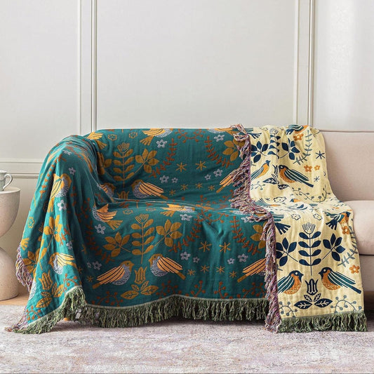 SCANDINEST REVERSIBLE THROW BLANKET
