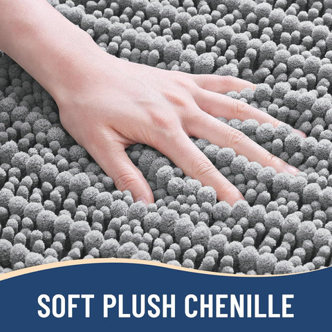 Super Absorbent Chenille Bathroom Mat