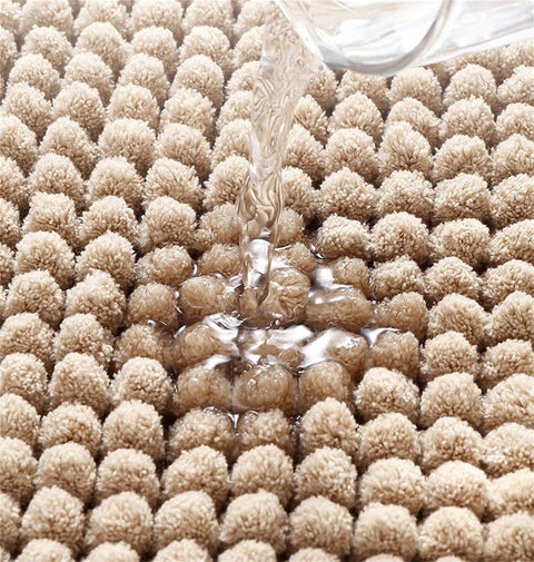 Super Absorbent Chenille Bathroom Mat