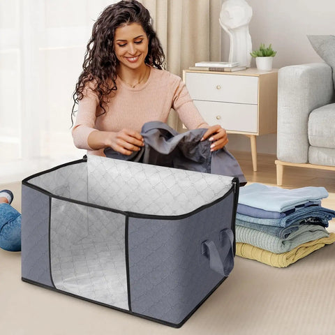 Foldable Clothes Storage Bag Organizer