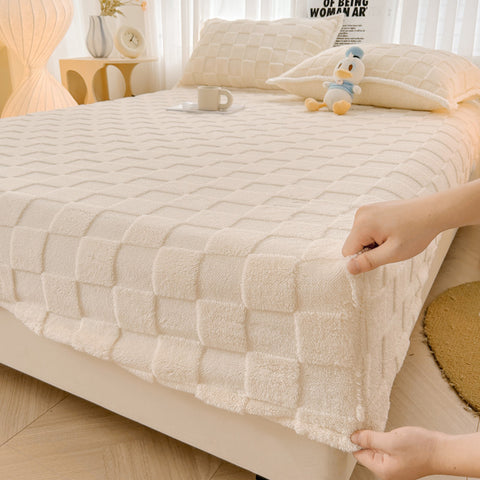 Quilted Velvet Fitted Sheet