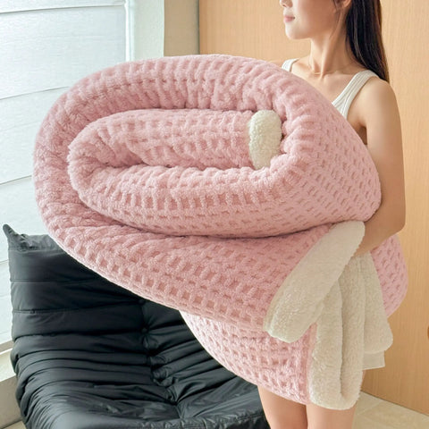 Thick Waffle Winter Blanket