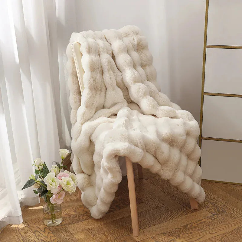 PREMIUM FAUX RABBIT BLANKET