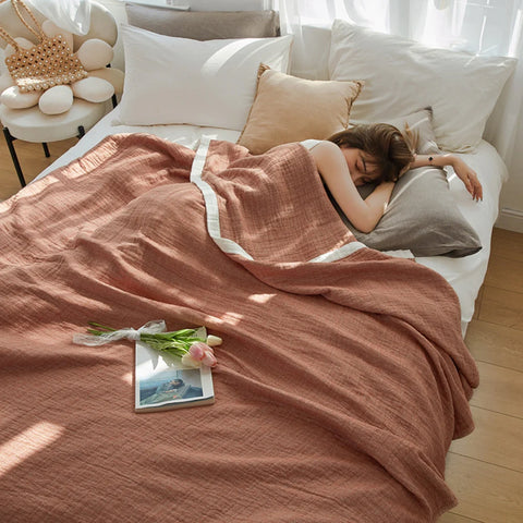 Velora Six-Layer Muslin Blanket Throw