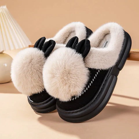 Fluffy Bunny Slippers