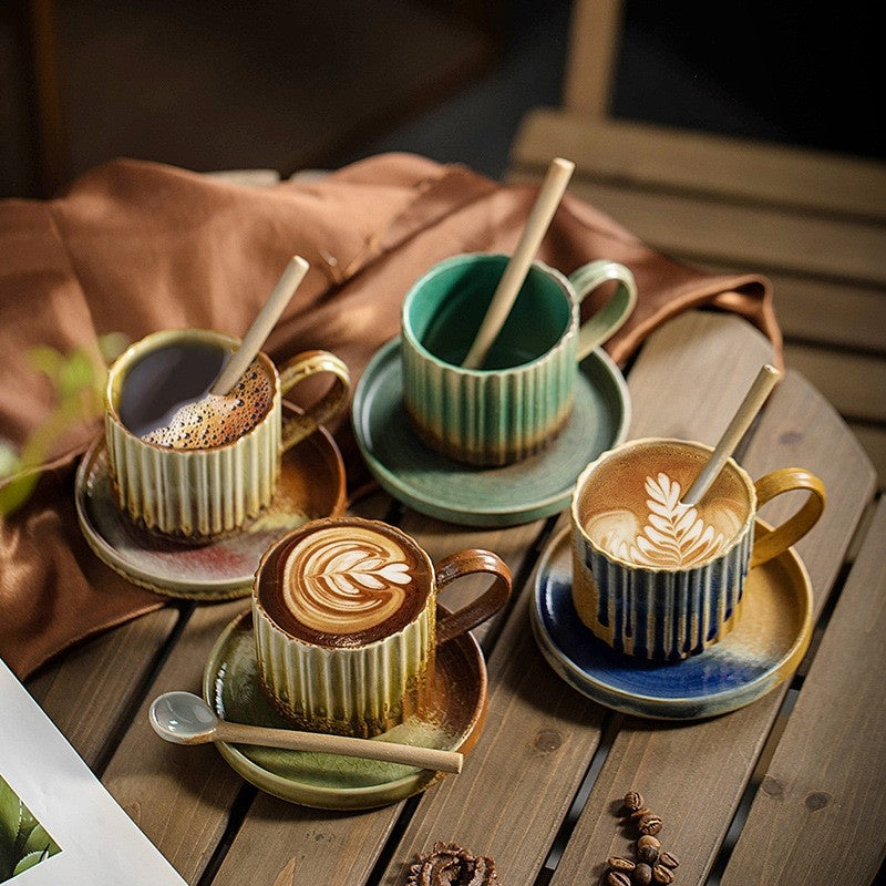 KILN TRANSMUTATION CERAMIC COFFEE SET