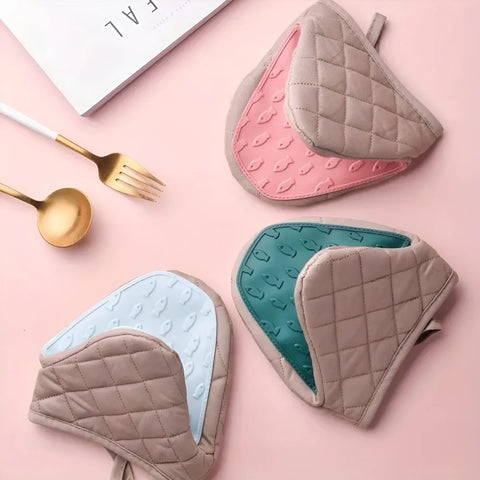 Silicone Quilted Oven Mitts