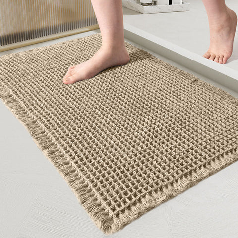 Waffle Weave Bathroom Mat