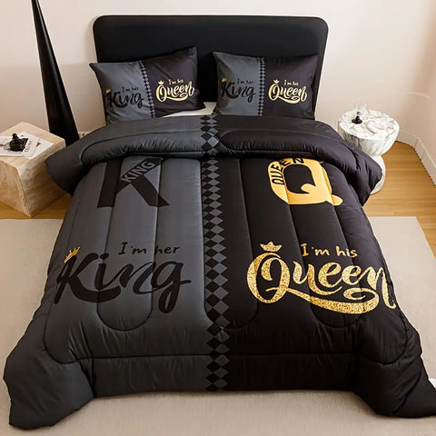 King & Queen Duvet Cover Bedding Set