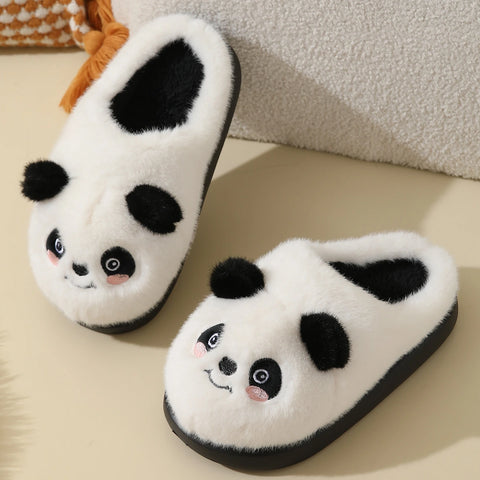 Women's Cozy Panda Plush Slippers
