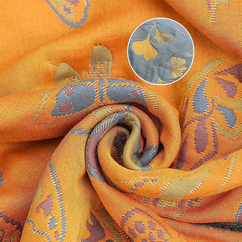 Ginkgo Dream Reversible Cotton Quilt