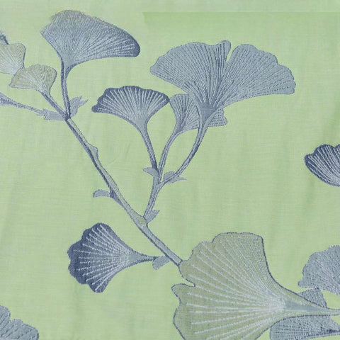 Cotton Quilt Blanket - Reversible Ginkgo Leaf Throw