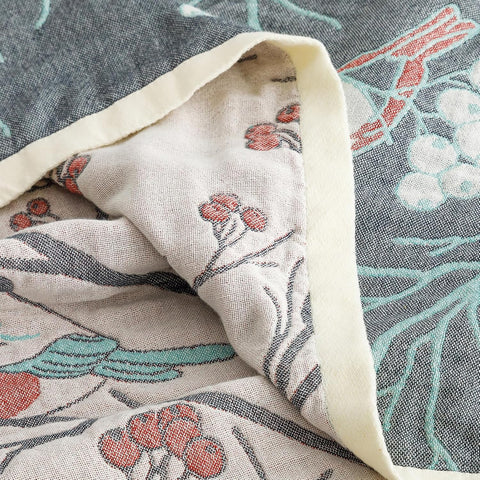 Cotton Woven Blanket - Hawthorn & Bullfinch Japanese Style