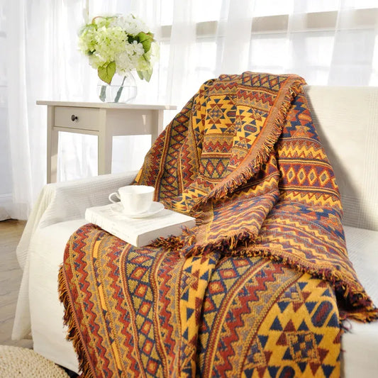 SONORA TRIBAL WOVEN THROW
