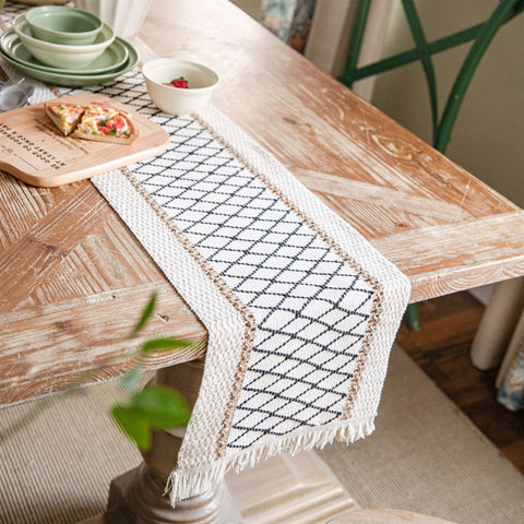 Boho Tasseled Table Runners