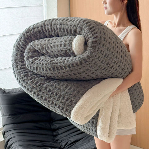 Thick Waffle Winter Blanket