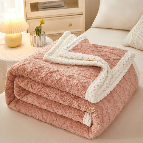Soft Thick Sherpa Fleece Winter Blanket