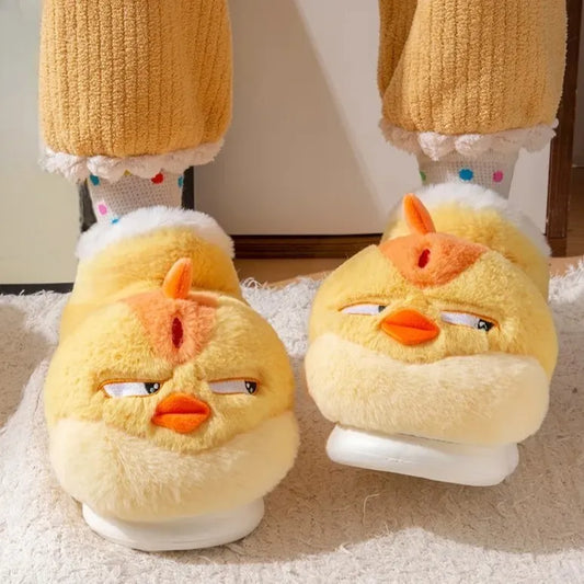 CHICKWARM DEEP-HEEL SLIPPERS