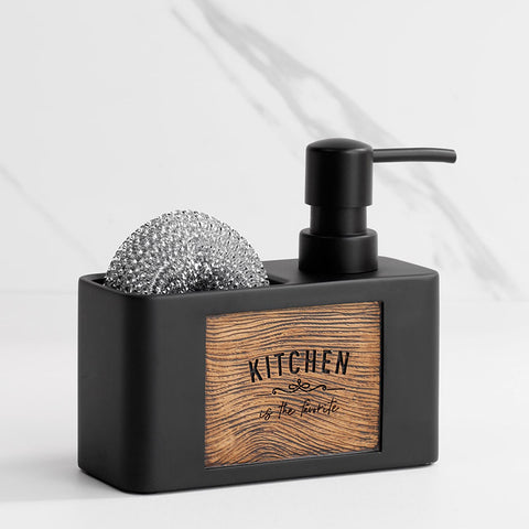 Kitchen Soap Dispenser with Sponge Holder