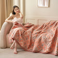 Bear Floral Diamond Patchwork Cotton Quilt 5