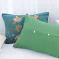 Boho Flower Bird Cotton Gauze Pillowcases (2pcs) 3