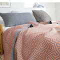 Breathable Plaid Cotton Reversible Summer Quilt 4