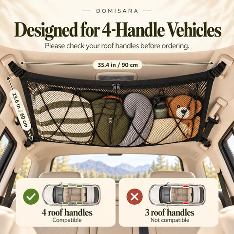Car Ceiling Cargo Net