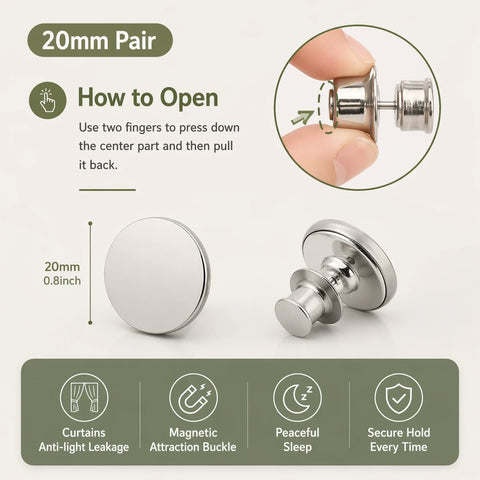 Magnetic Curtain Clips