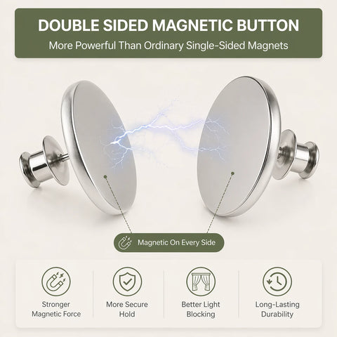 Magnetic Curtain Clips