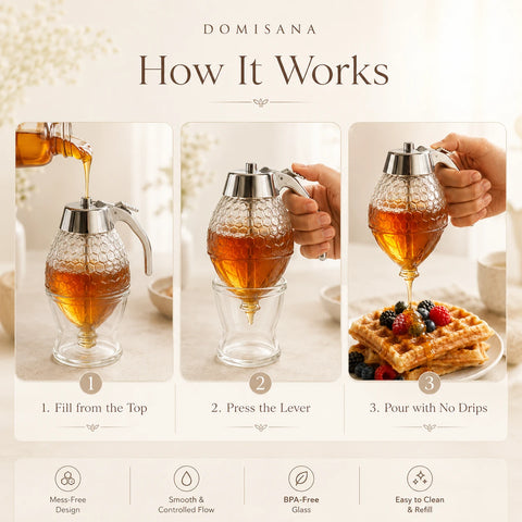 HoneyFlow No-Drip Dispenser