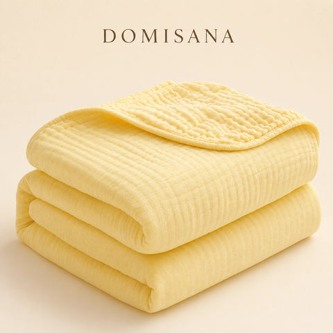 Cotton Waffle Blanket - Breathable All-Season Throw
