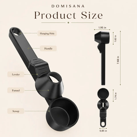 No-Mess Coffee Scoop Funnel