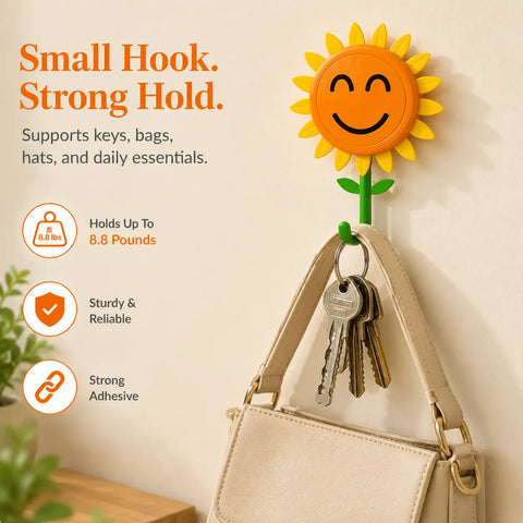 Sunflower Bloom Wall Hook