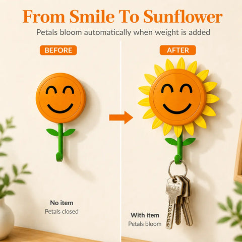 Sunflower Bloom Wall Hook