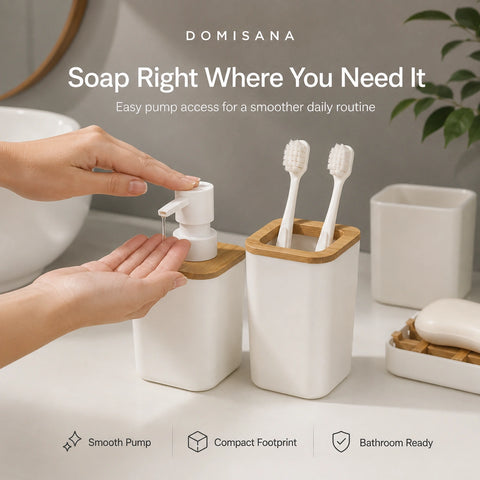 Modern Matte Black Soap Dispenser