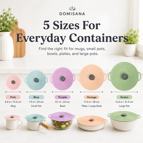 Reusable Silicone Pot Lids