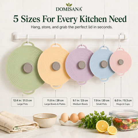 Reusable Silicone Pot Lids