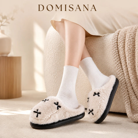 Women's Fuzzy House Slippers