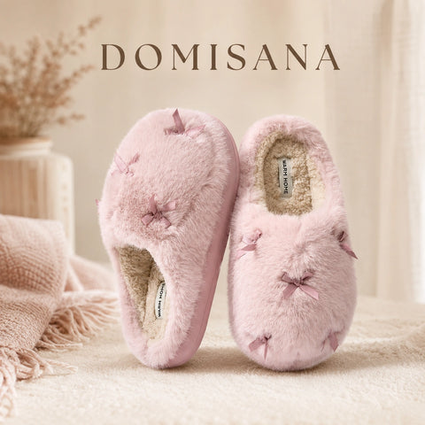 Women's Fuzzy House Slippers