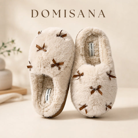 Women's Fuzzy House Slippers
