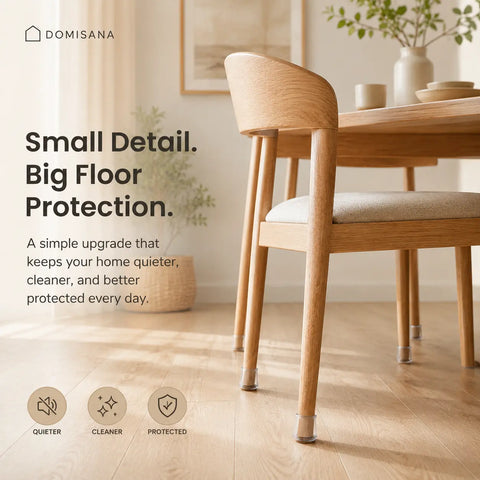 ClearGuard Chair Leg Protectors