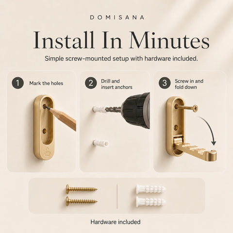 Foldable Wall Coat Hooks - Limited Time Offer
