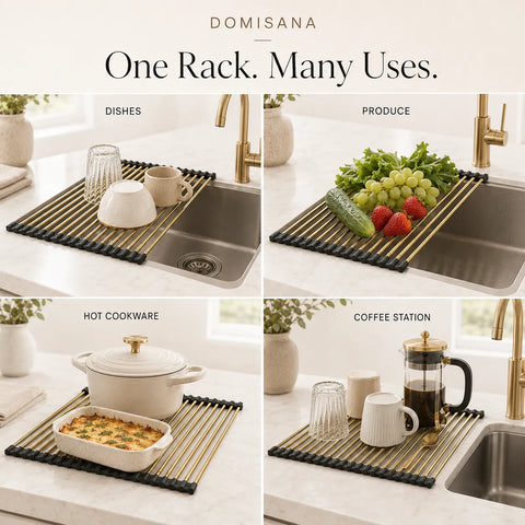 LuxeRoll Expandable Sink Rack