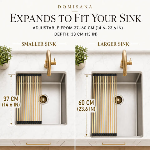 LuxeRoll Expandable Sink Rack
