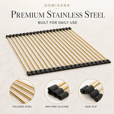 LuxeRoll Expandable Sink Rack