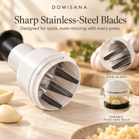 Press-Down Garlic Chopper & Mincer