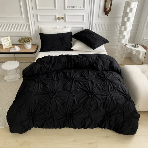 Ruffle Flower Bedding Set 3PCS